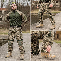 Штани тактичні з наколінниками GRIFON Tornado піксель 56