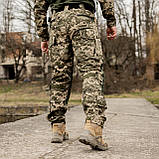 Штани тактичні з наколінниками 12 кишень GRIFON Tornado піксель ЗСУ (ММ-14) ріп-стоп (літні), фото 8