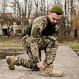 Штани тактичні з наколінниками 12 кишень GRIFON Tornado піксель ЗСУ (ММ-14) ріп-стоп (літні), фото 4