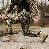 Штани тактичні з наколінниками 12 кишень GRIFON Tornado піксель ЗСУ (ММ-14) ріп-стоп (літні), фото 9