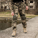 Штани тактичні з наколінниками 12 кишень GRIFON Tornado піксель ЗСУ (ММ-14) ріп-стоп (літні), фото 7