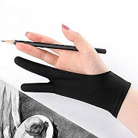 Перчатки для рисования универсальная, грязенепроницаемая, перчатка с двумя пальцами, планшет, телефон, смартфо