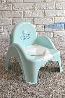 Горщик стільчик Tega Тега Кролики, blue