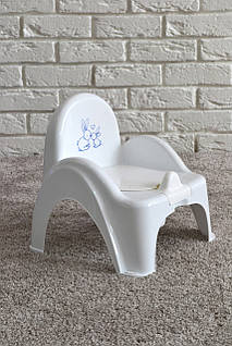 Горщик стільчик Tega Тега Кролики, white