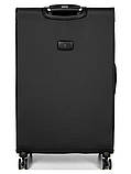 Валіза велика L тканина чорна 77х47х32(+5)см/119л/3.9кг/Snowball 87303, фото 3