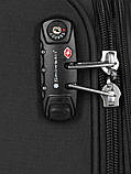 Валіза велика L тканина чорна 77х47х32(+5)см/119л/3.9кг/Snowball 87303, фото 8