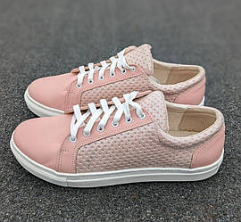 STTOPA Розміри 36-44. Кеди великих розмірів шкіряні. 130-3644 Рожеві