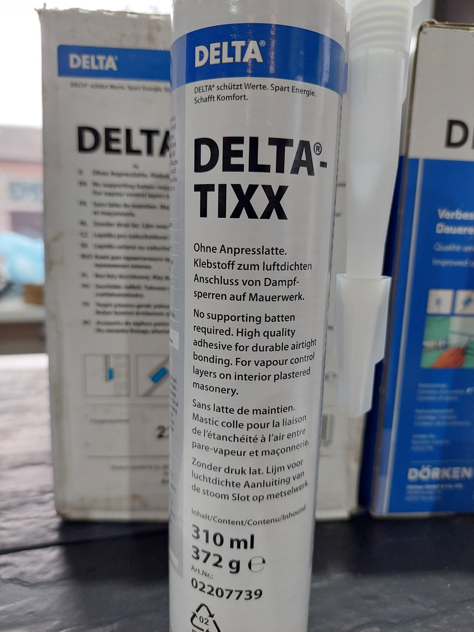 Клей для пароизоляционных пленок DELTA-TIXX 310 мл - фото 2 - id-p1798677449
