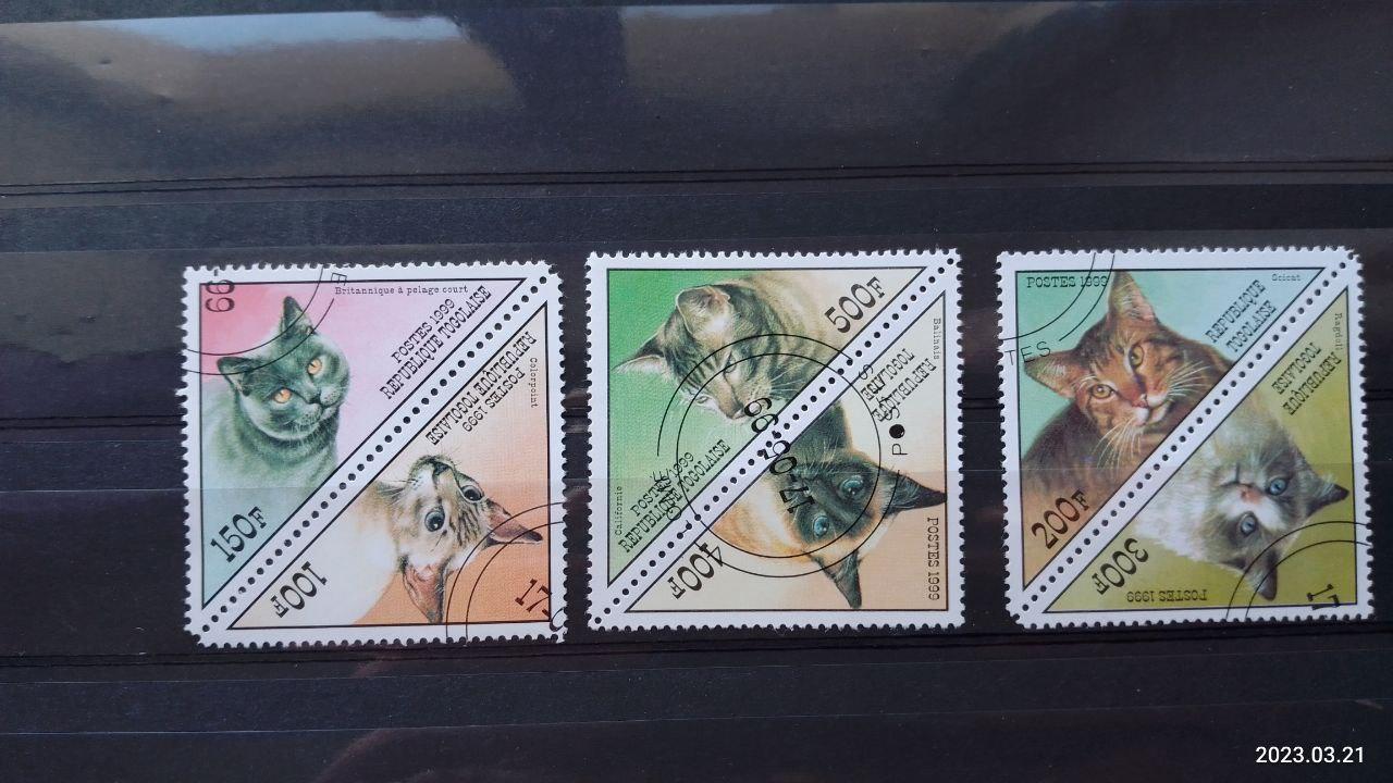 Марки. Серія. Фауна (гаш.)