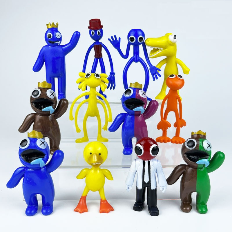 Іграшки фігурки райдужні друзі Роблус — Roblox Rainbow Friends, 12 шт.