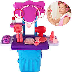 Дитячий ігровий набір для макіяжу в валізі SUITCASE Transformable MAKEUP / Іграшковий набір візажиста