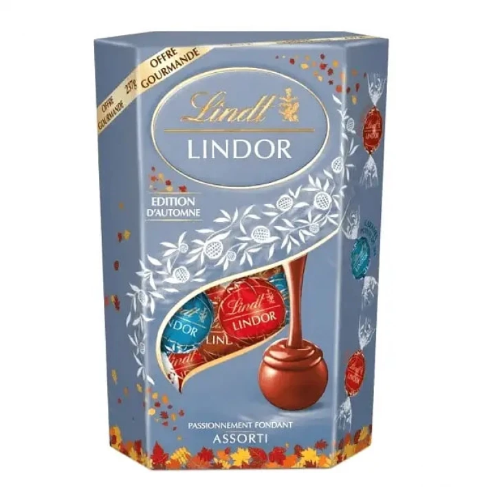 Шоколадні цукерки Lindt Lindor Assorti Autumn Edition 200g, фото 1