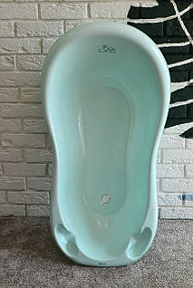 Дитяча ванночка Tega Тега Кролики зі зливом, blue