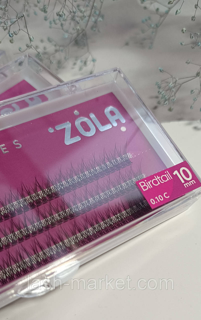 Вії -пучки Zola   10mm.