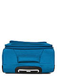 Валіза середня M тканина бірюза 67х41х27(+5)см/83л/3.2кг/Snowbal 87303, фото 6