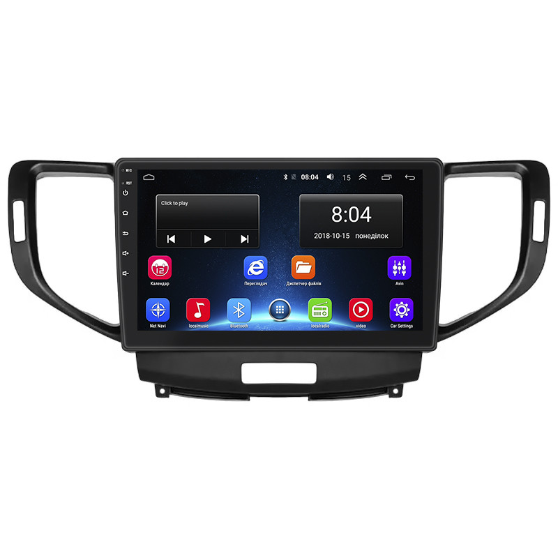 Штатна магнітола Lesko для Honda Accord VIII 2007-2011 екран 9" 2/32Gb Wi-Fi GPS Base