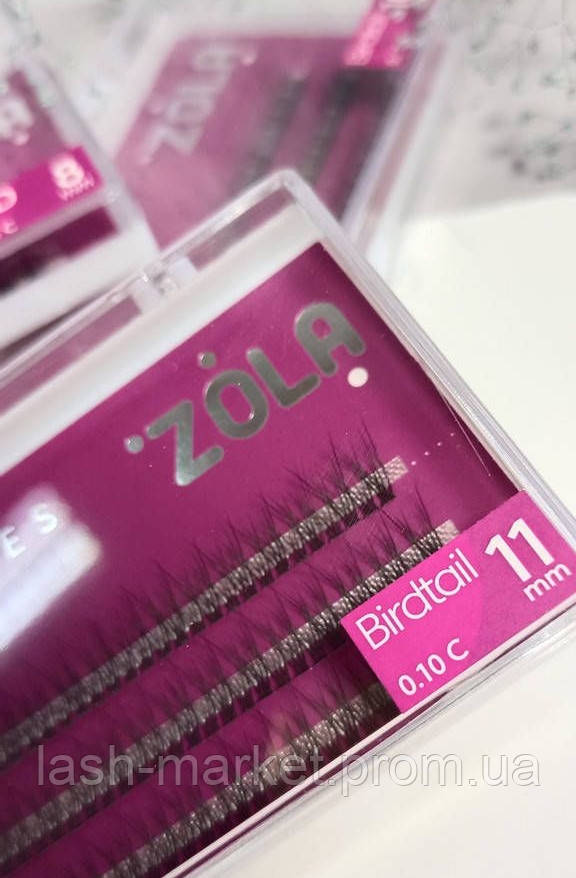 Вії -пучки Zola 11mm.