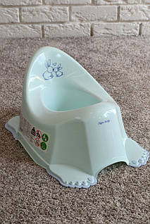 Горщик Tega Тега Кролики антиковзний, блакитний