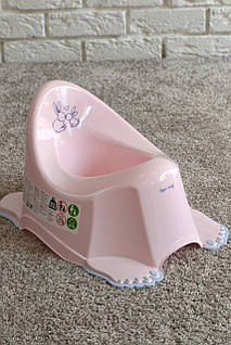 Горщик Tega Тега Кролики антиковзний, Рожевий