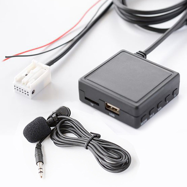 Bluetooth USB AUX адаптер для магнитоли RD4 Peugeot 307 308 407 607 Citroen C2 C3 C4 C5 C6 C8 Berlingo Jumpi