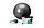 М'яч для фітнесу PowerPlay 4003 75см Dark-grey + насос, фото 2