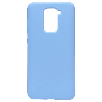 Чохол Full Silicone Case для Xiaomi Redmi Note 9 / Redmi 10X 4G Light Blue