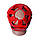 Боксерський шолом тренувальний PowerPlay 3043 Червоний XS, фото 4