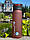 Пляшка для води CASNO 600 мл KXN-1196 Червона з соломинкою, фото 9