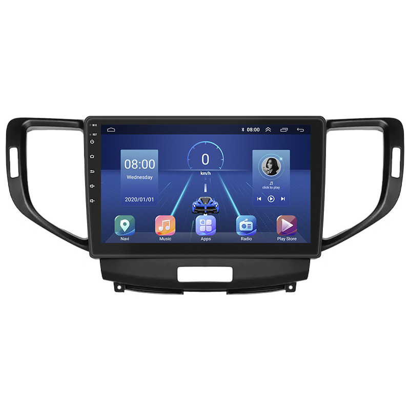 Штатна магнітола Lesko для Honda Accord VIII 2007-2011 екран 9" 4/32 Gb 4G Wi-Fi GPS Top Хонда Акорд 4 шт., фото 1