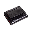 Маленький жіночий гаманець шкіряний Karya 2007-073 чорний з червоним, фото 6
