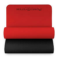 Килимок для фітнесу і йоги Power System Yoga Mat Premium PS-4060 Red