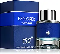 Парфюмированная вода Montblanc Explorer Ultra Blue EDP 60мл Монблан Эксплоурер Ультра Блю Оригинал