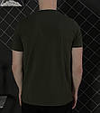 Чоловіча футболка Under Armour у кольорі хакі | Бавовняна чоловіча футболка, фото 3