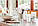 Свічка столова циліндр Bispol sw60/100-090 Білий, фото 3