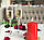 Свічка столова циліндр Bispol sw60/120-030 Червонй, фото 4