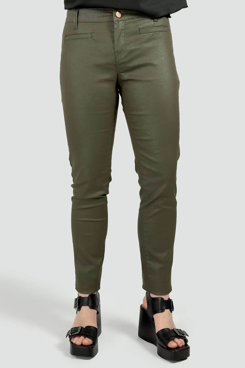 Штани під шкіру Stradivarius 8208/593/550 зелені XS