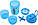 Шейкер спортивний SmartShake Original2GO 600ml Neon Blue (Original), фото 4