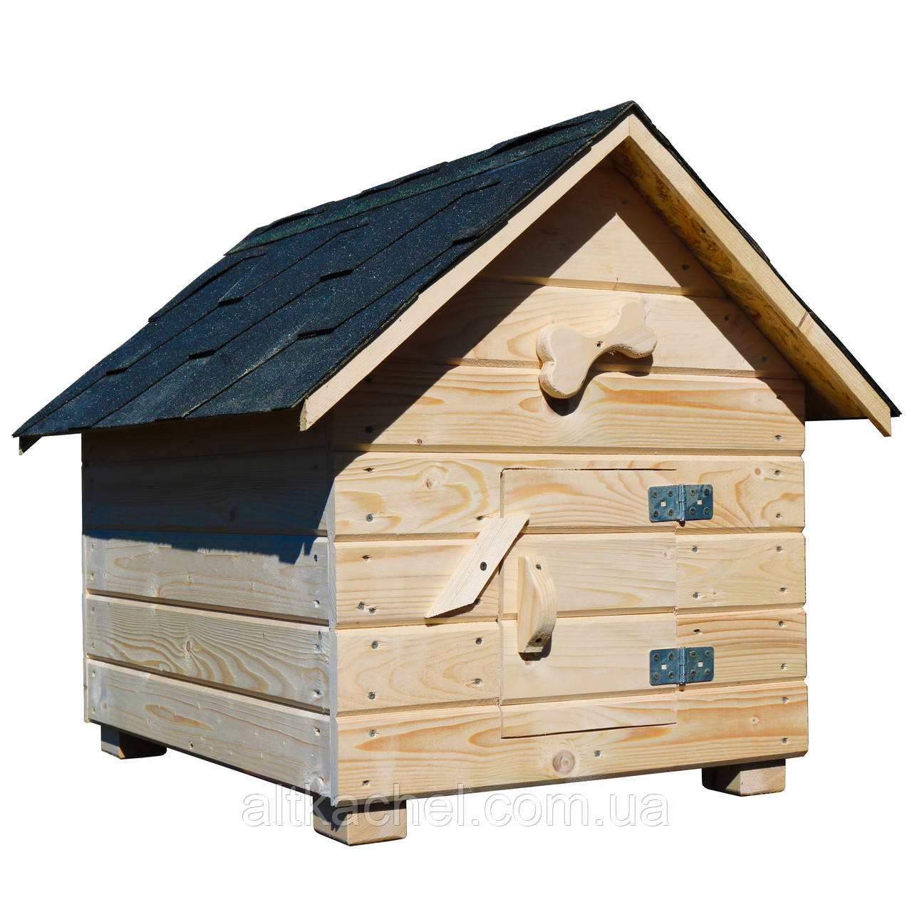 Купить Будка для собаки деревянная (собачья будка) "Питбуль" 80х115 ...