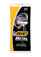 Набор бритв без сменных картриджей bic metal (10 шт)