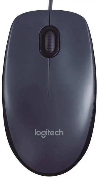 Миша Logitech M90 Dark (910-001793) темно-сіра