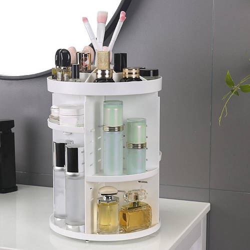 Купить Органайзер для косметики 360° Rotation Cosmetic Organizer Белый ...