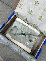 Adidas Forum Low Green Suede кроссовки и кеды высокое качество Размер 36