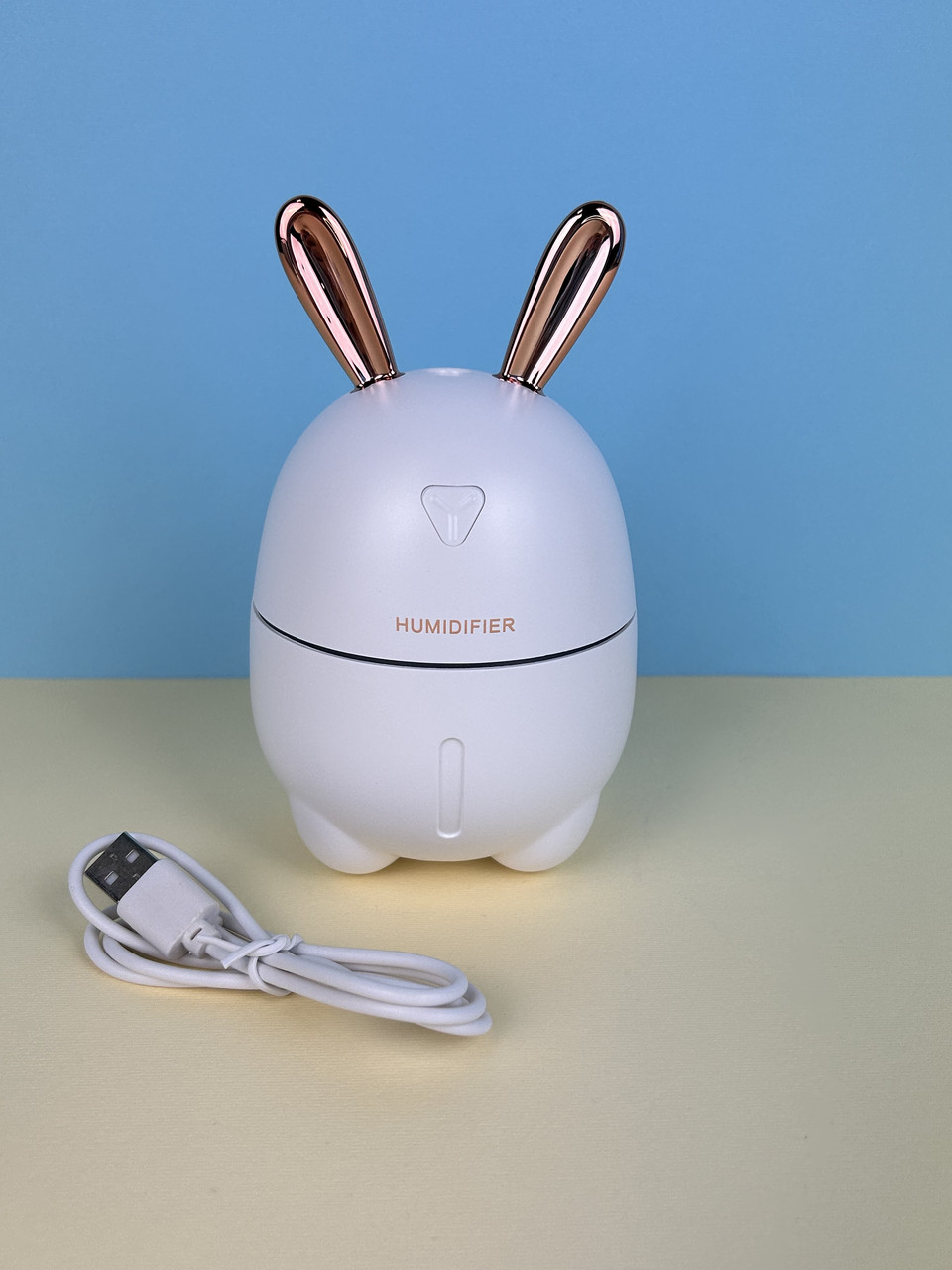 Зволожувач повітря з підсвічуванням зайчик Humidifier, білий