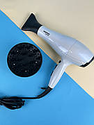 Професійний фен для укладання та сушіння волосся Gemei GM-105 2400 Вт, білий