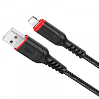 Кабель Hoco X59 Victory USB - Lightning 2.4A/1m (Чорний)