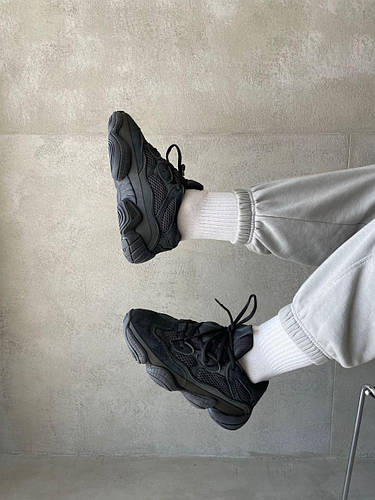 Yeezy 500 black best sale womens
