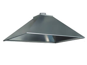 Зонт витяжний оцинкований - острівного типу - центральна оцинкована витяжка 700х700 мм