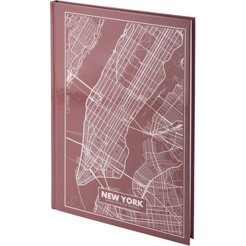 Зошит А4 тверда обкладинка 96 аркушів Axent 8422 Maps New York