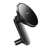 Автодержатель для телефона с беспроводной зарядкой Baseus Big Energy Car Mount Wireless Charger 15W Black