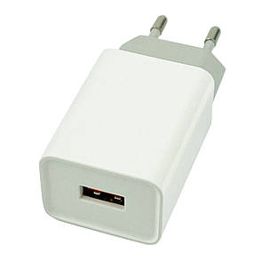 Зарядний пристрій (зарядка) для телефону Mibrand MI-206Q USB 18 W Білий (MIWC/206QUW), фото 1